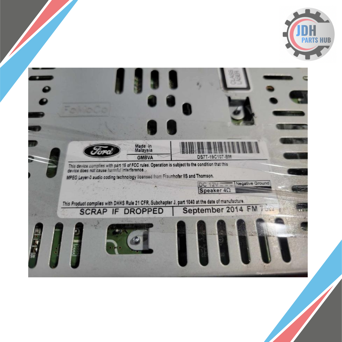 2013–2015 Ford Fusion Radio Receiver AM?FM?CD?MP3 Sat OEM — view 3