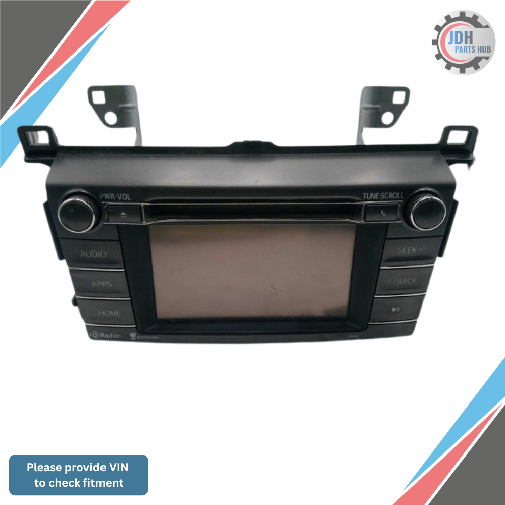 2014–2015 Toyota Rav4 Radio Receiver Display ID 100325 OEM — view 1