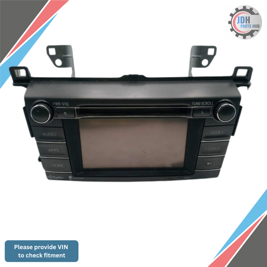 2014–2015 Toyota Rav4 Radio Receiver Display ID 100325 OEM — view 1