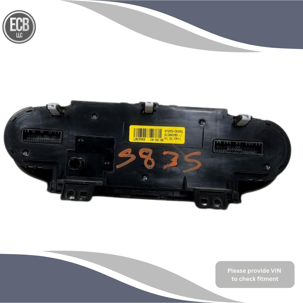 2016 Kia Sorento Dual Climate AC Heater Temperature Control With Rear AC OEM — view 3