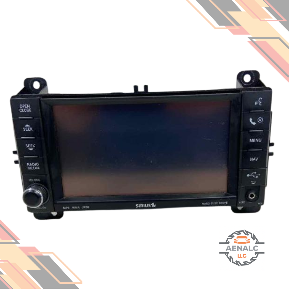 2011 Jeep Grand Cherokee Radio Receiver Display Screen Navigation ID RER 11 — view 3