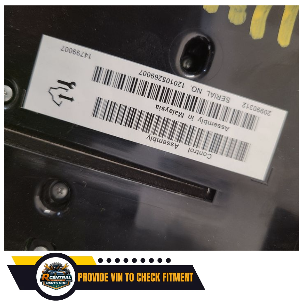 2010–2012 Chevrolet Camaro Radio Control Panel KA1 — view 3