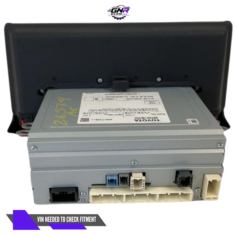 2020–2022 Toyota Rav 4 Radio Receiver Display Screen OEM — view 2