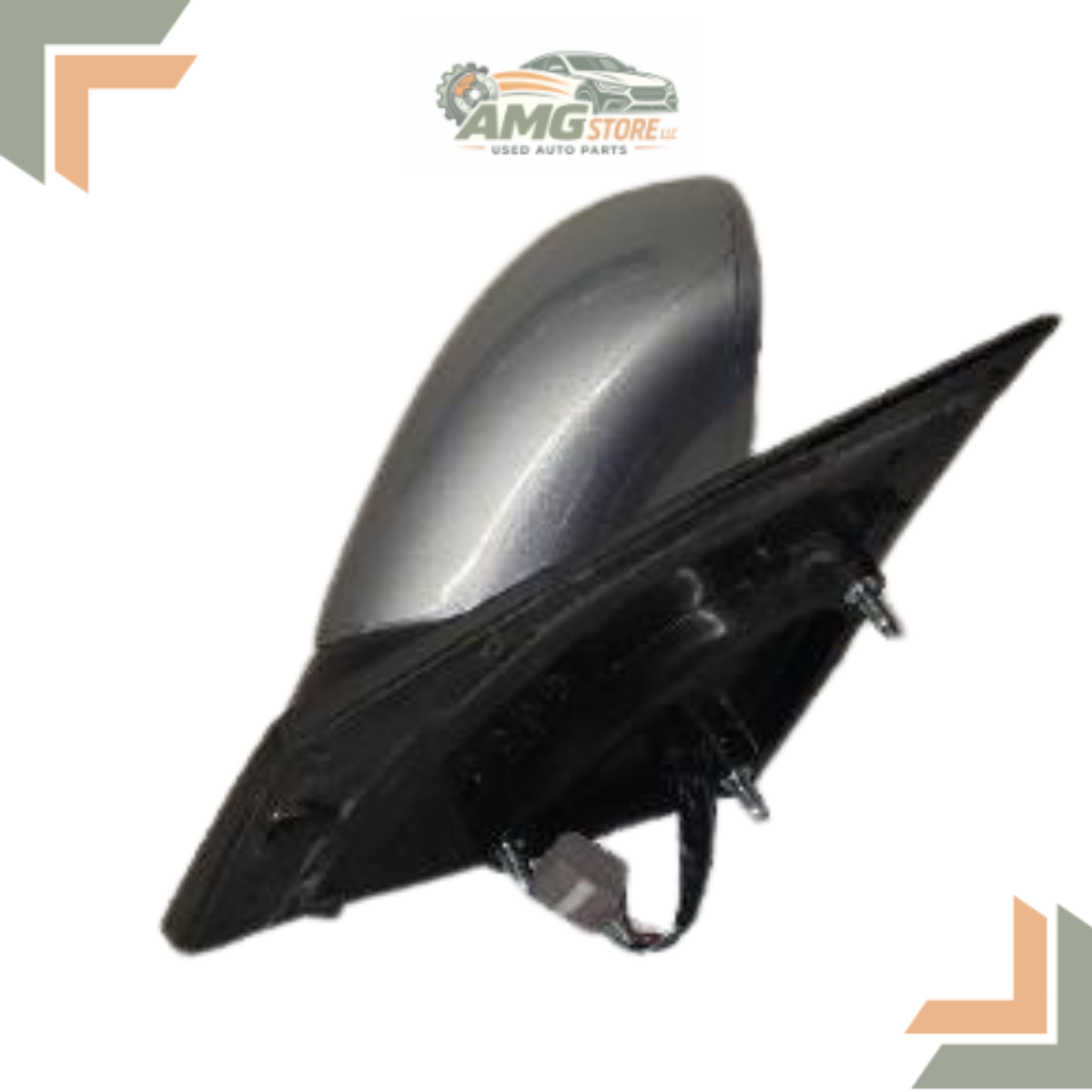 2011–2015 Hyundai Sonata Right Passenger Side View Door Mirror Silver — view 4