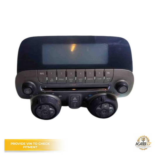 2010–2012 Chevrolet Camaro Radio Control Panel OEM 92235960 — view 1