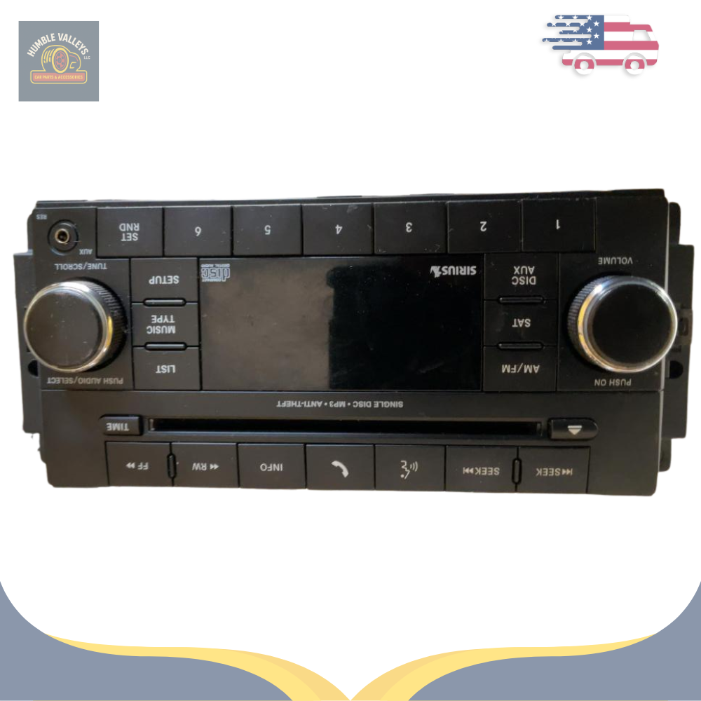 2012–2017 Jeep Patriot AM FM CD MP3 Player Satellite Radio Receiver ID RES OEM — view 1
