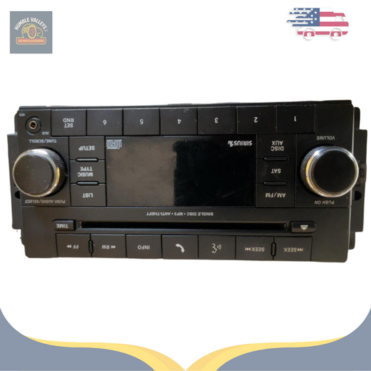 2012–2017 Jeep Patriot AM FM CD MP3 Player Satellite Radio Receiver ID RES OEM — view 1