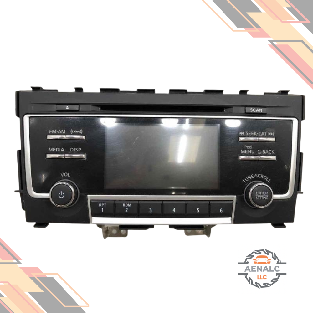 2017 Nissan Altima Radio Display Receiver Sirius Single Disc CD MP3 28185 9HT1B — view 2