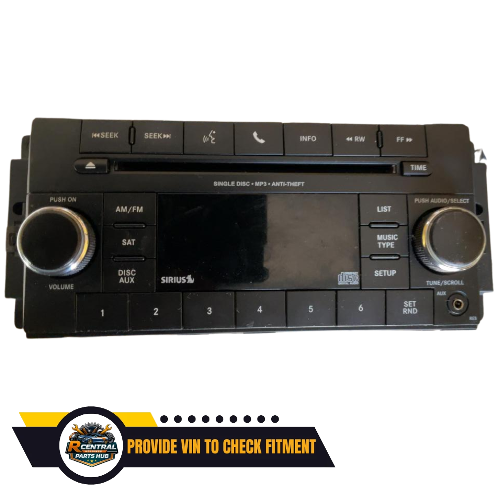 2012–2017 Jeep Patriot MP3 CD with Satellite Radio Receiver Face ID RES OEM — view 1