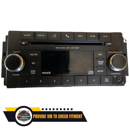2012–2017 Jeep Patriot MP3 CD with Satellite Radio Receiver Face ID RES OEM — view 1