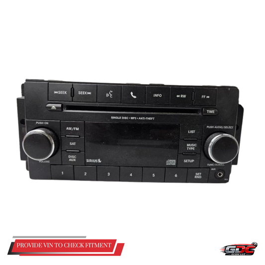 2012–2017 Jeep Patriot MP3 CD with Satellite Radio Receiver Face OEM 5091197AC — view 1