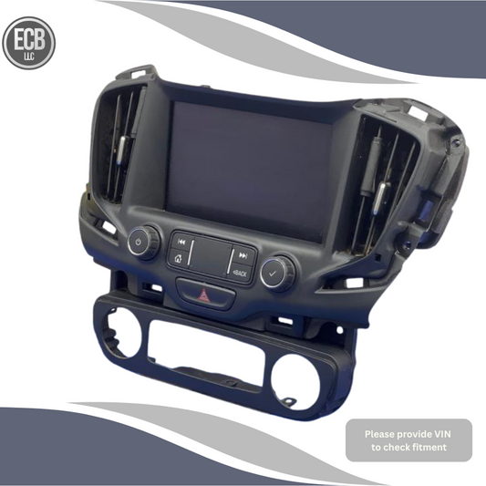 2019–2021 GMC Terrain Radio Control Panel Display Screen ID 84677518 OEM — view 1