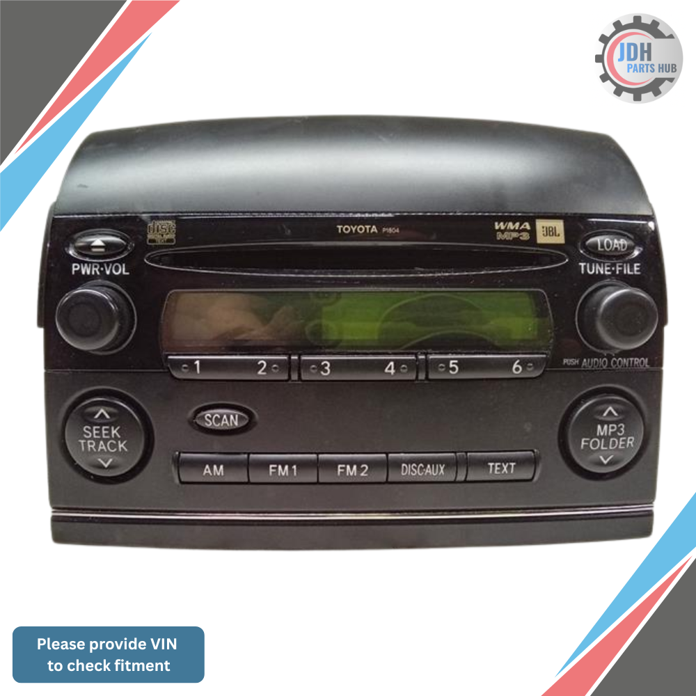 2006–2007 Toyota Sienna Single Disc CD Player Radio Receiver OEM — view 1