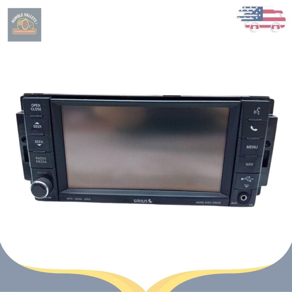 2013 Dodge Avenger AM-FM-CD-DVD-H<wbr/>DD Navigation UConnect Radio RHR OEM 13 — view 1