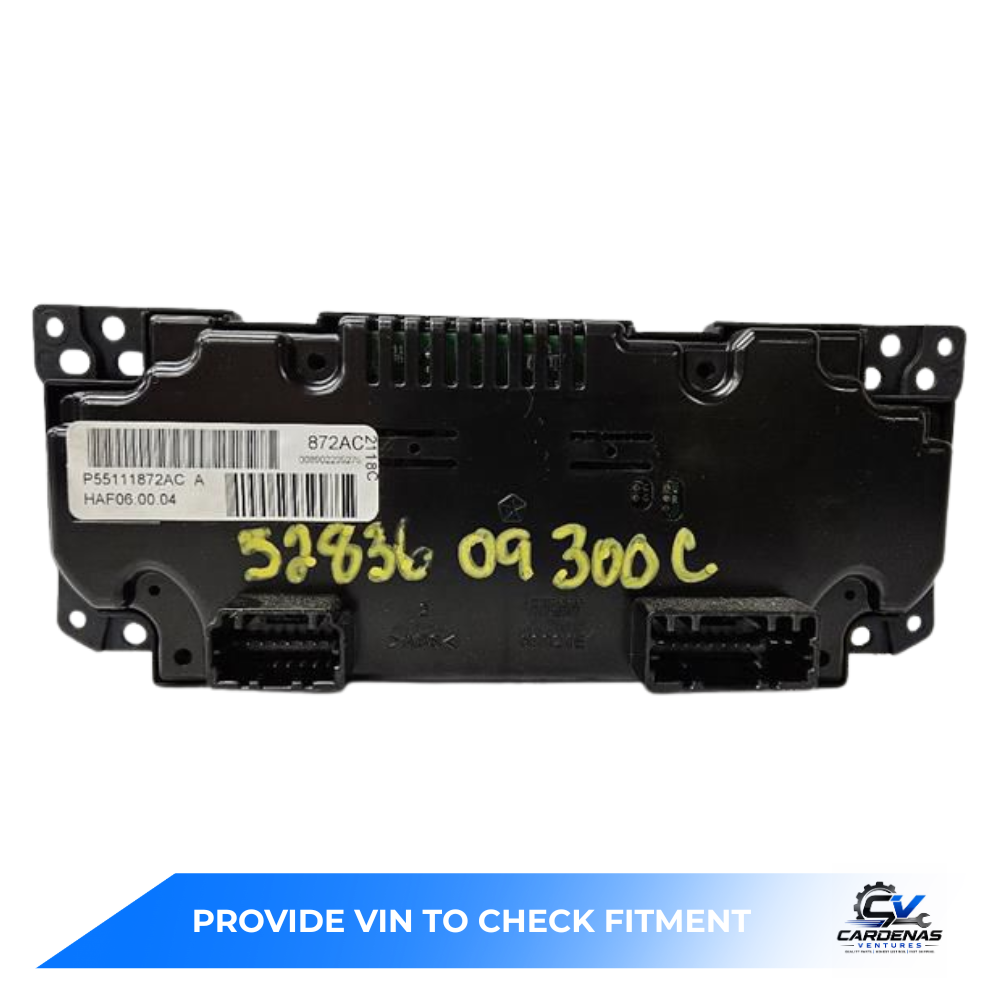 2008–2010 Chrysler 300 Climate AC Heater Temperature Control OEM — view 2