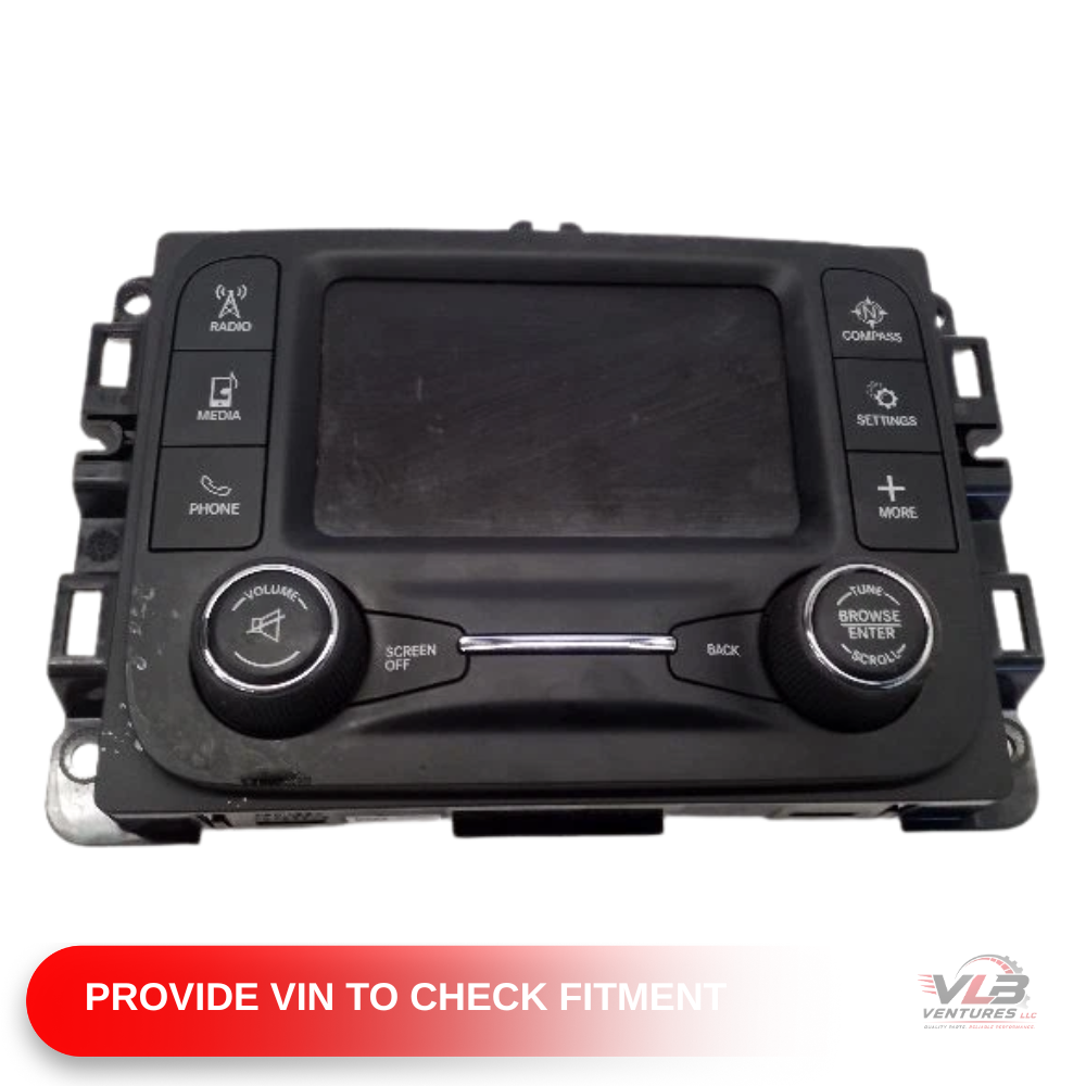 2018–2020 Dodge Ram 1500 AM FM Satellite Radio Display Receiver 5.0 Screen OEM — view 1