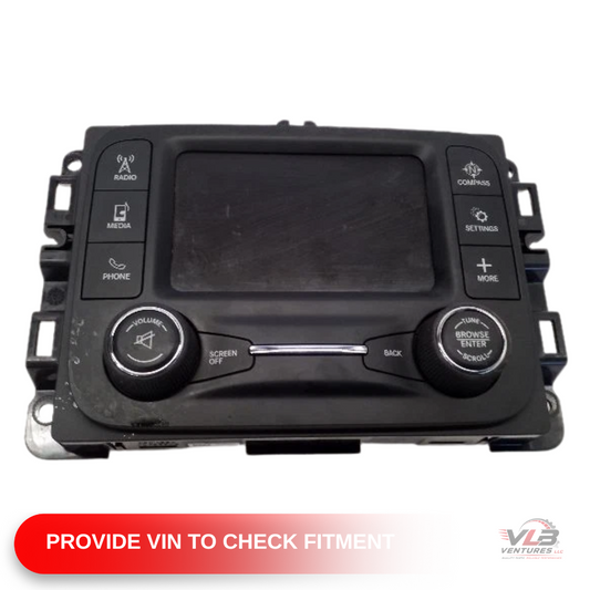 2018–2020 Dodge Ram 1500 AM FM Satellite Radio Display Receiver 5.0 Screen OEM — view 1
