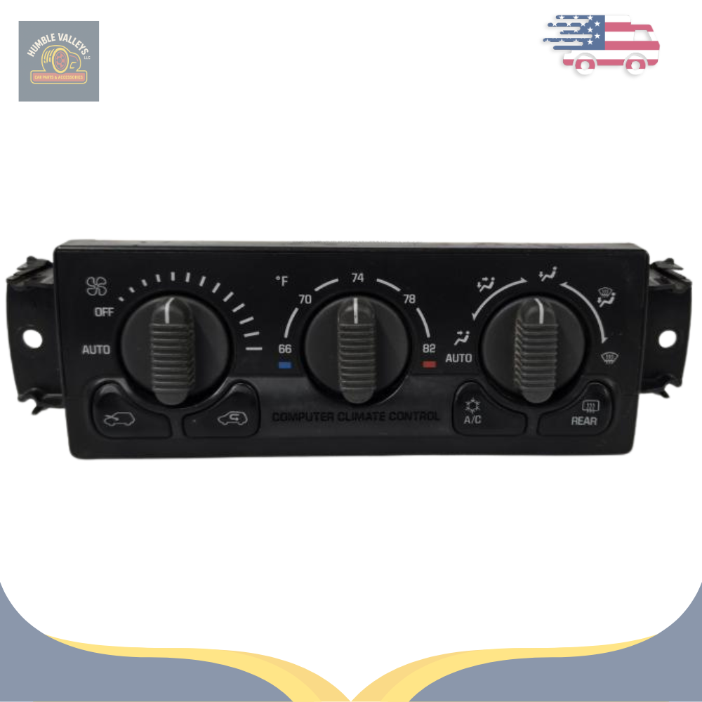 2000–2002 Chevrolet Suburban 1500 2500 AC Heater Temperature Control OEM — view 2