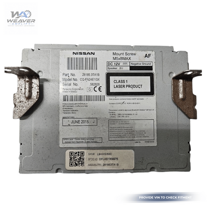 2013–2015 Nissan Altima Sedan AM FM CD Radio Receiver without Navigation 5" Display — view 3