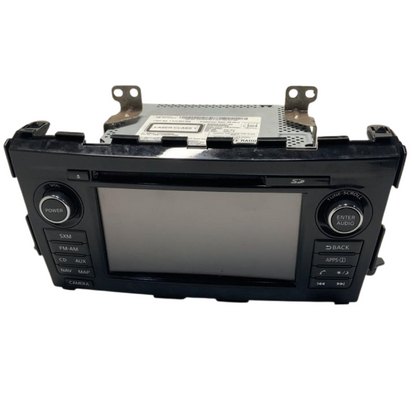 2015 Nissan Altima AM FM CD Player Radio Receiver with Navigation & Display OEM — view 1