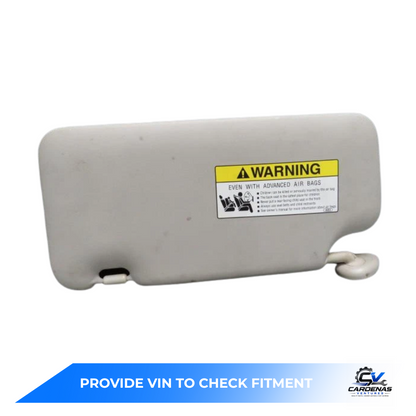 2015–2020 Honda Fit Passenger RH Sun Visor OEM — view 2
