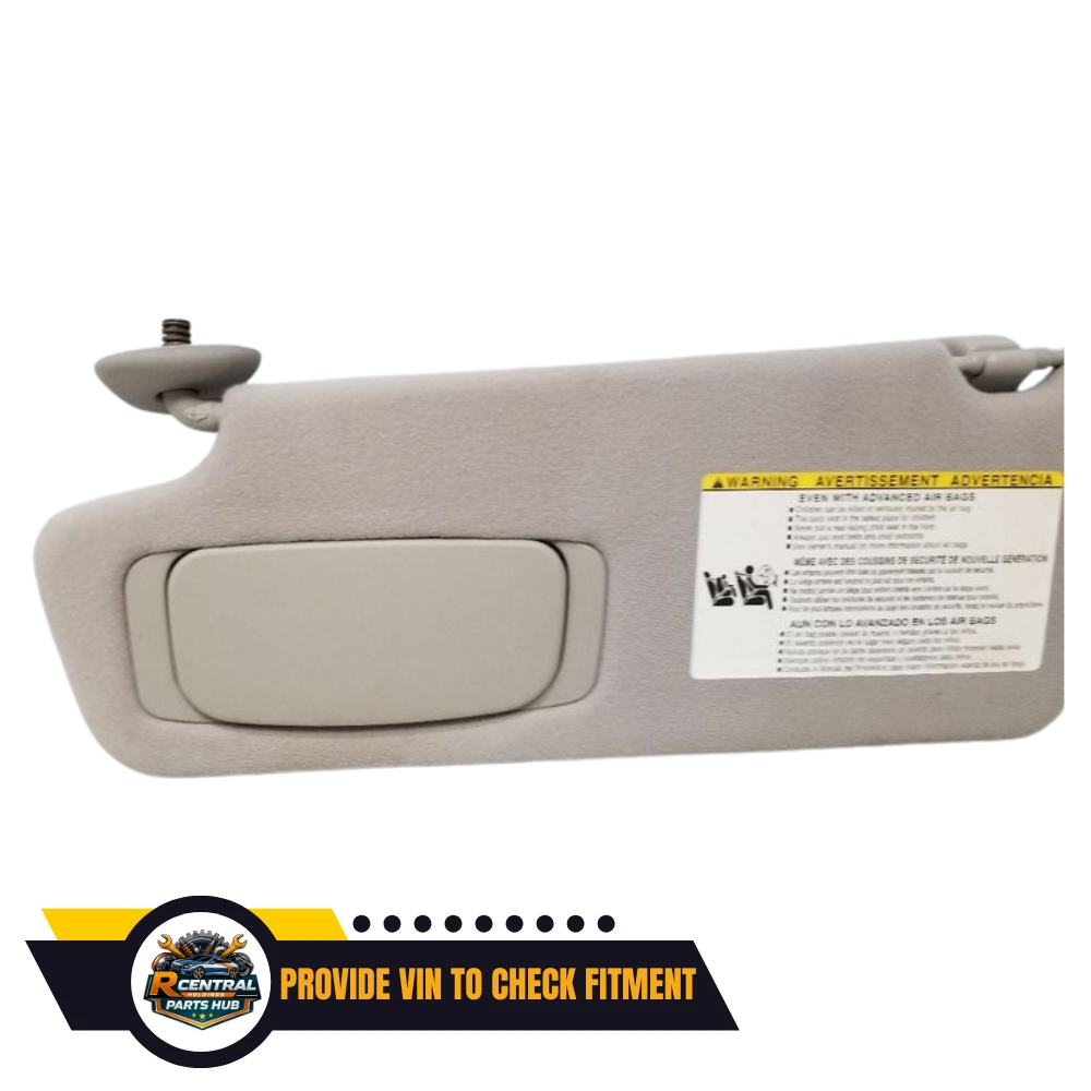 2009–2013 Toyota Tundra Cloth Driver LH Sun Visor Shade OEM — view 2