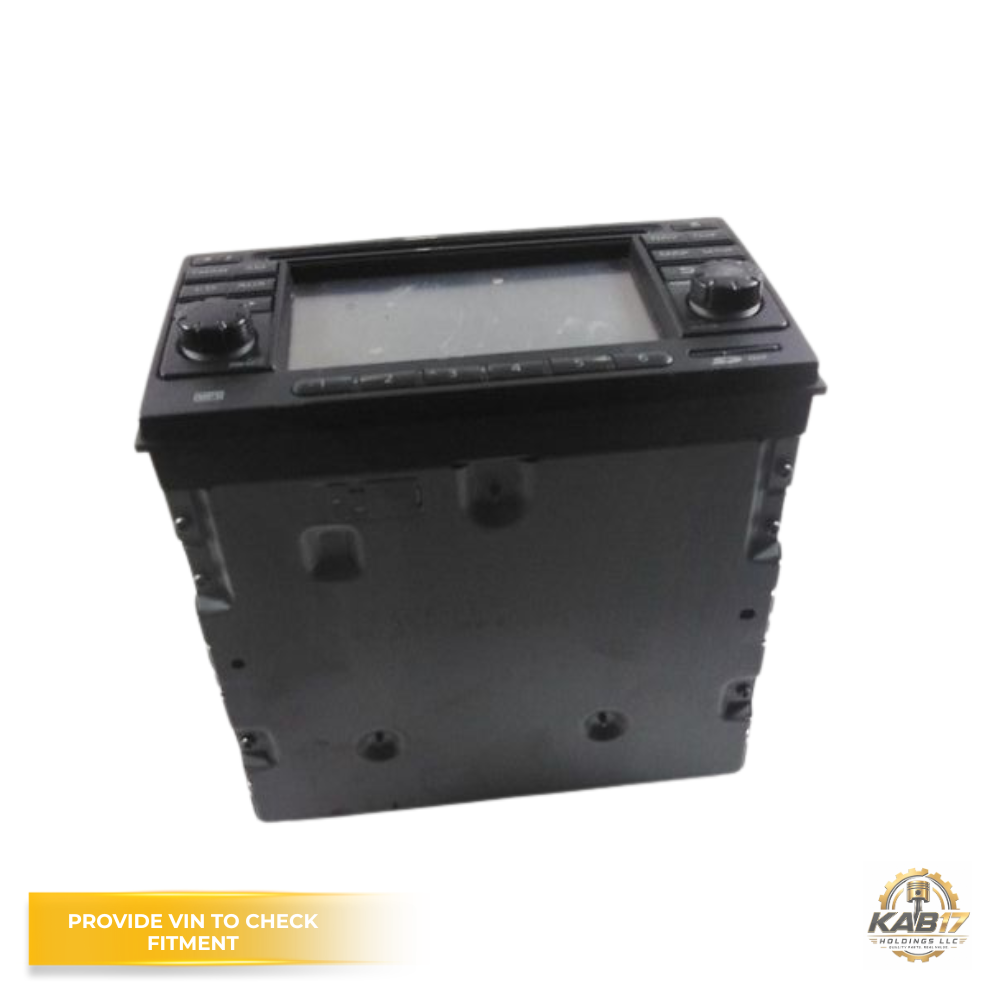 2010–2012 Nissan Sentra AM FM CD Player Radio with Navigation OEM 259157W80C — view 2