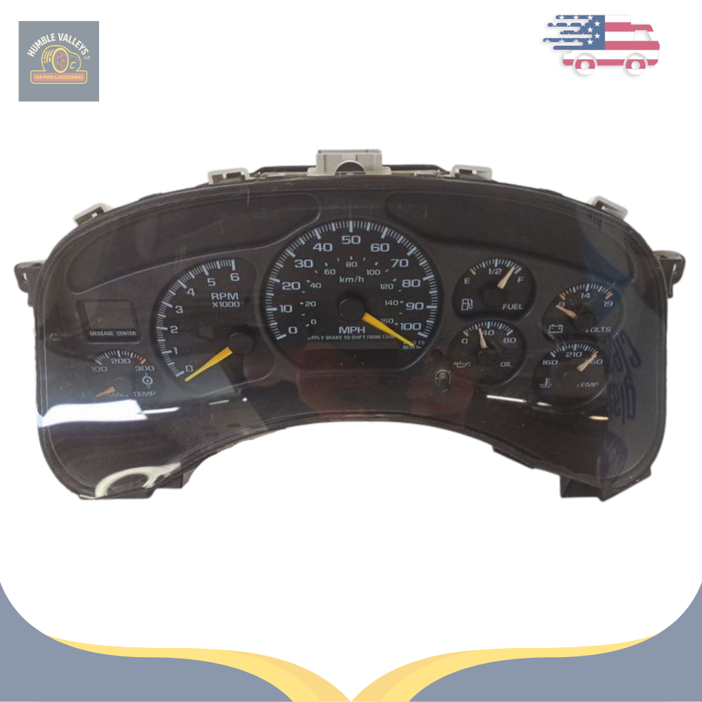 2001–2002 Chevrolet Silverado 2500 Speedometer Head Cluster OEM — view 1