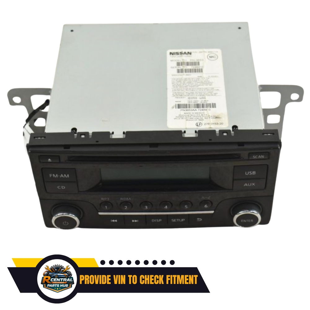 2015–2018 Nissan Versa Radio AM FM CD Player Receiver without Navigation Factory OEM — view 2