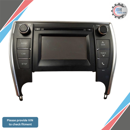 2016–2017 Toyota Camry CD Player Radio with Dash Display Screen 100614 OEM 16 17 — view 1