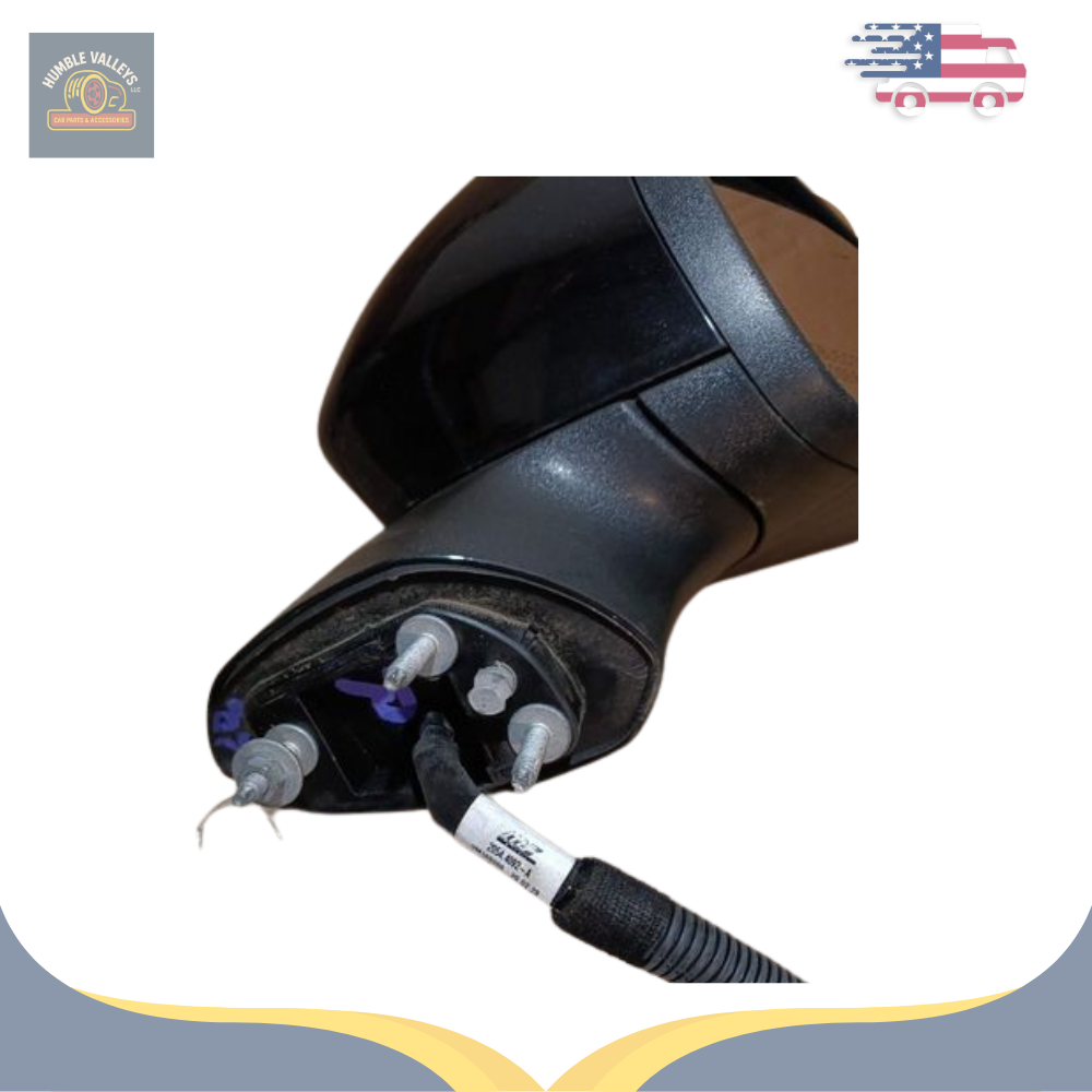 2019–2020 Ford Fusion Right Passenger Side View Door Mirror with Blind Spot Black — view 3