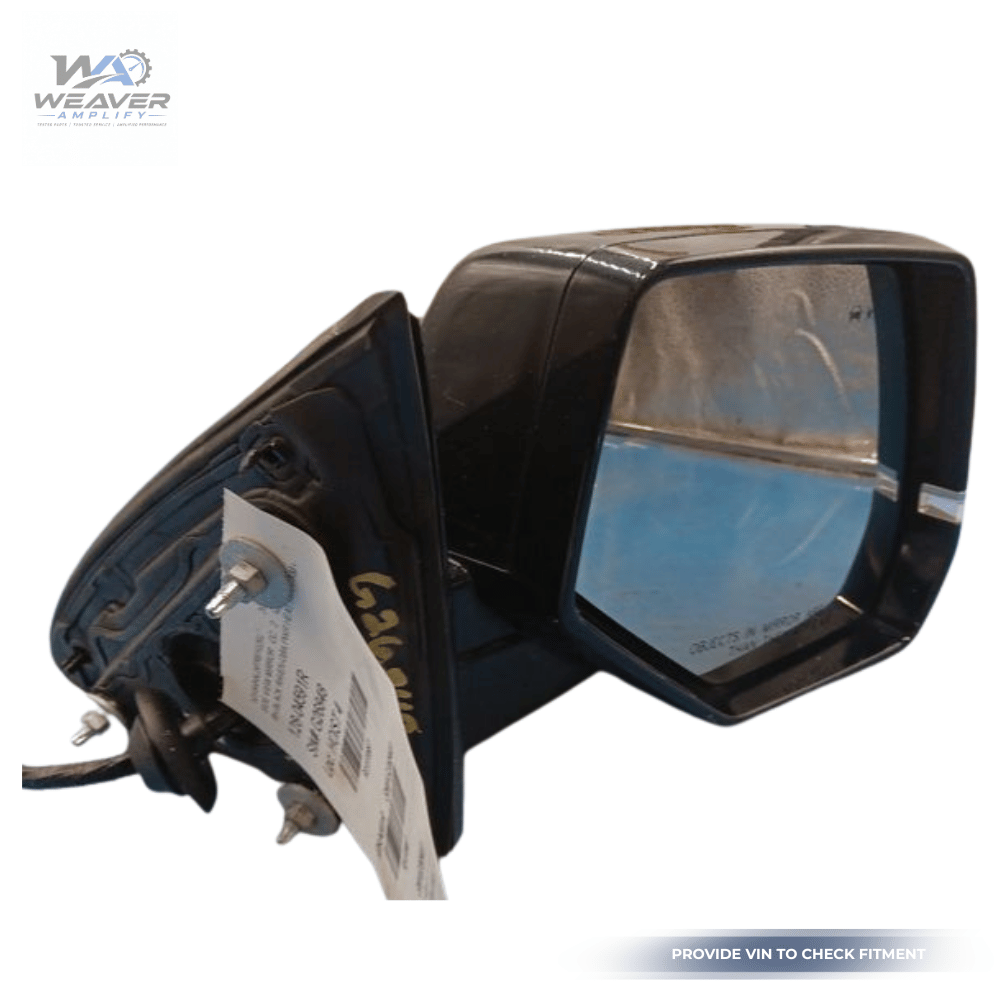 2015–2020 Cadillac Escalade Right Passenger Side Door Mirror Black Surround View — view 3