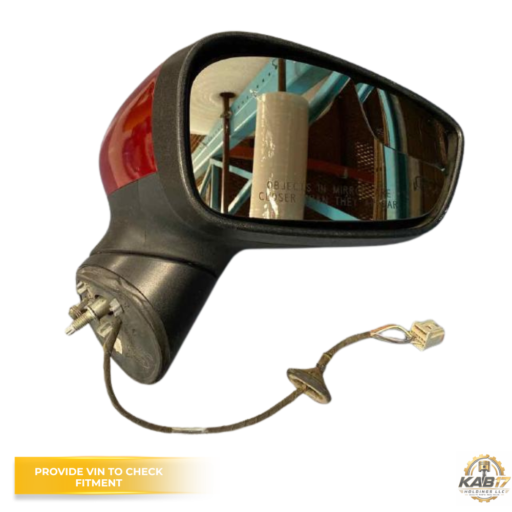 2011–2019 Ford Fiesta Right Passenger Side Door Mirror Red Heated OEM — view 2