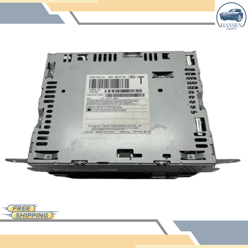 2018–2019 Ford Explorer AM-FM-CD-singl<wbr/>e disc Radio Receiver JB5T-19C107-AB — view 1