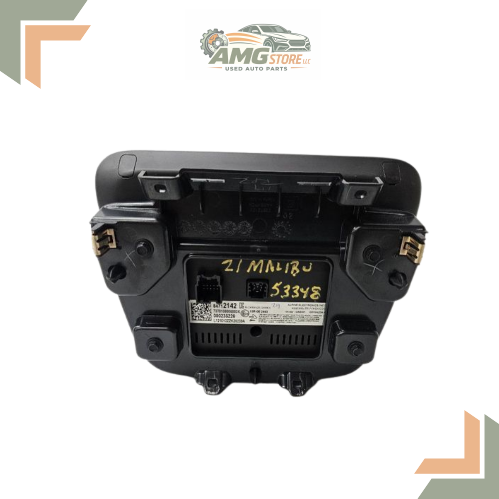 2021–2024 Chevrolet Malibu Radio Dash Display Screen ID 84712142 OEM — view 2