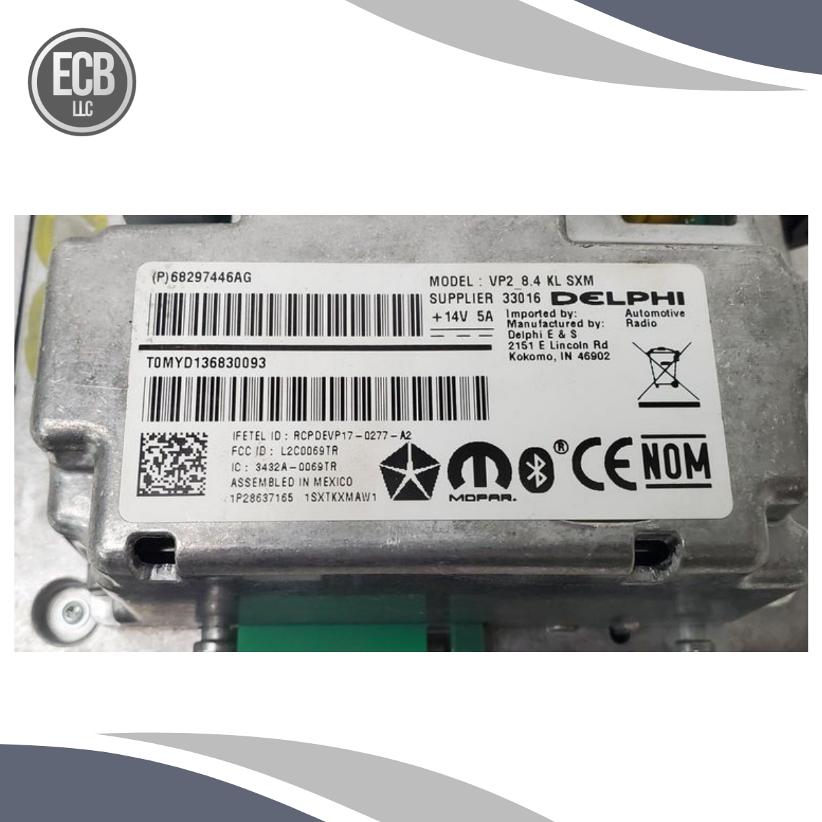 2019–2020 Jeep Cherokee 8.4? Uconnect Radio Touch Display OEM — view 3