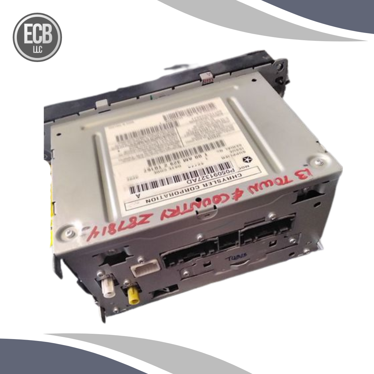 2013–2016 Chrysler Town & Country AM/FM Sat Radio CD Player Receiver OEM — view 3