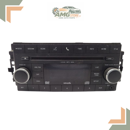 2008–2009 Jeep Wrangler AM FM 6 CD MP3 Radio Receiver REQ Satellite — view 1