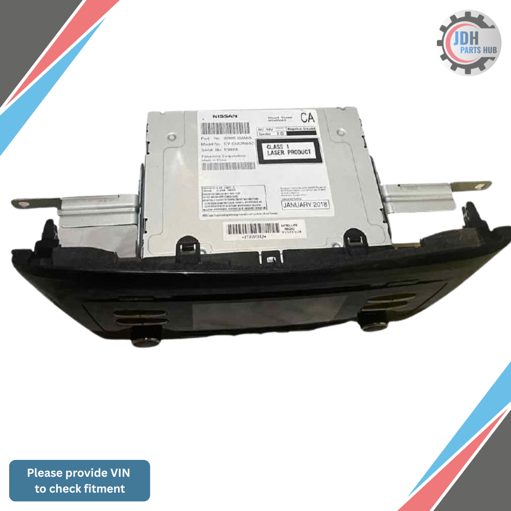 2017–2018 Nissan Rogue Sport Radio Receiver Screen CD Player MP3 FM OEM — view 2