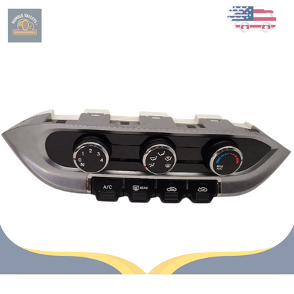 2012–2015 Kia Rio A/C Heater manual Temperature Climate Control (3 knob) OEM — view 1