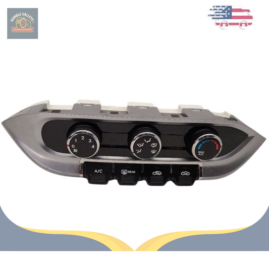 2012–2015 Kia Rio A/C Heater manual Temperature Climate Control (3 knob) OEM — view 1