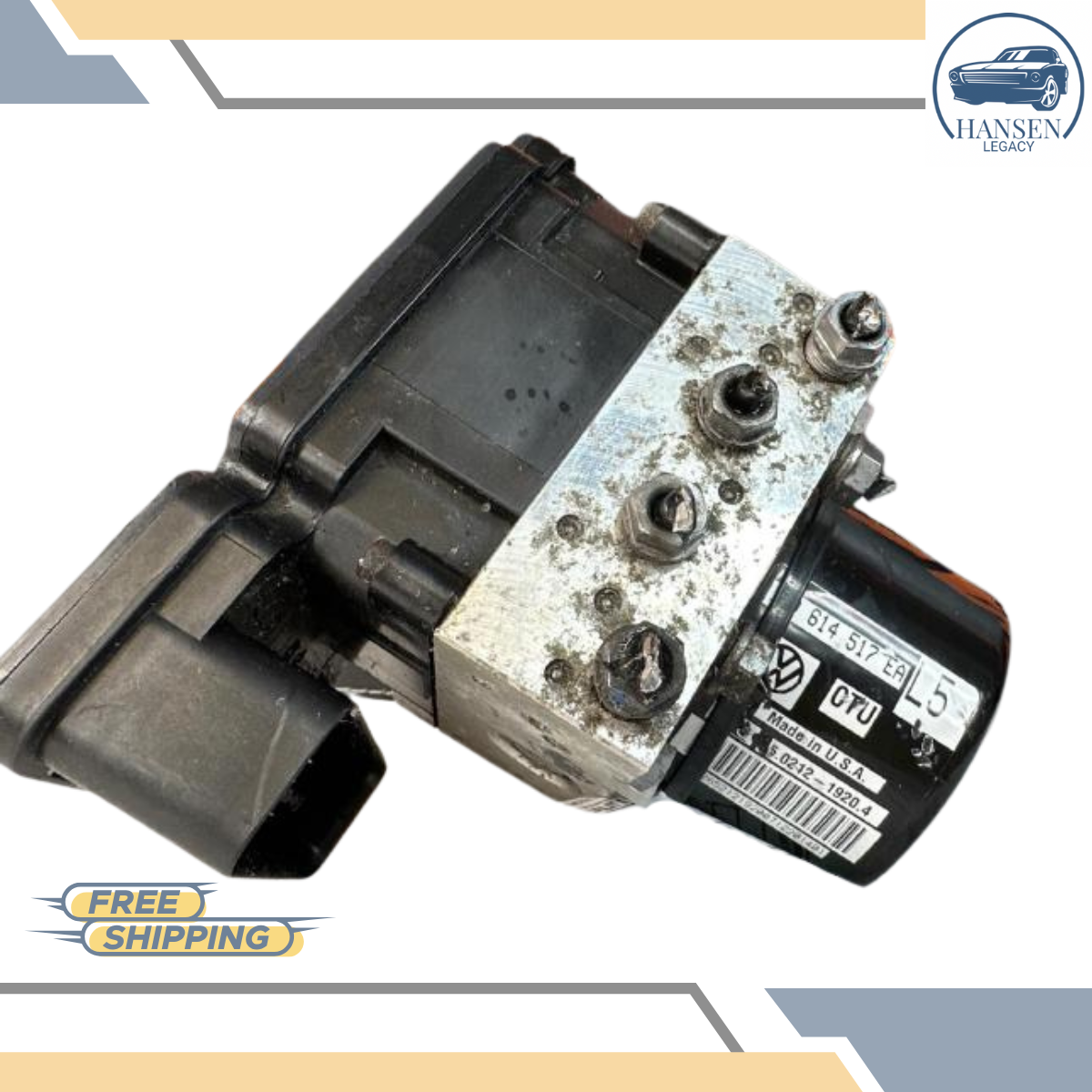 2012 Volkswagen Passat ABS Anti Lock Brake Actuator Pump Assembly 12 — view 3