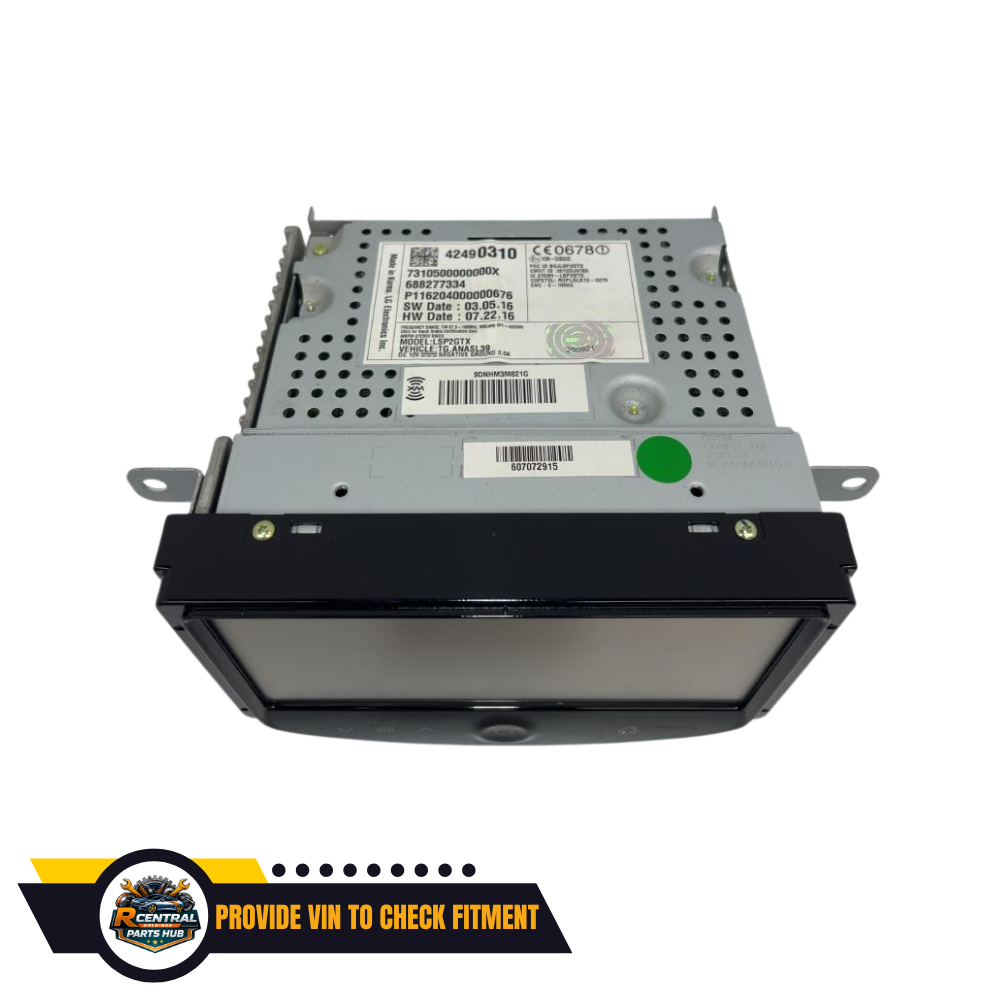 2015–2016 Chevrolet Trax Radio Receiver Lower Display Screen EX-L Leather OEM — view 2