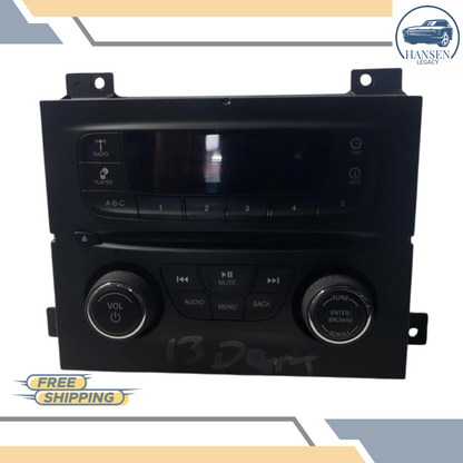 2013–2016 Dodge Dart AM FM CD Satellite Radio Receiver Option RAE 14 15 — view 2