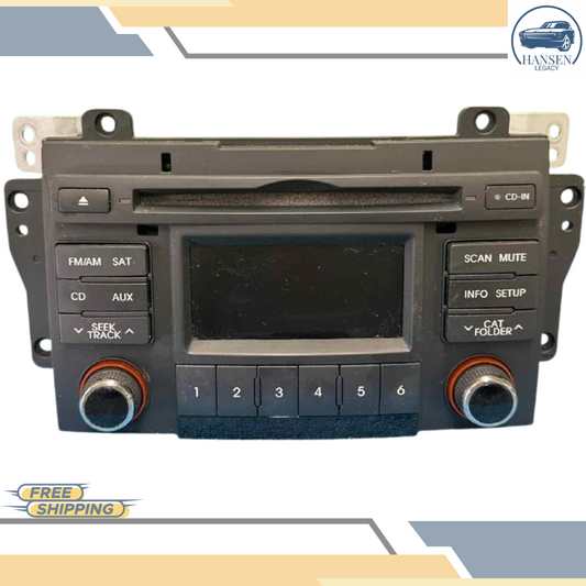 2010–2013 KIA Forte SDN CPE Radio AM FM CD MP3 Satellite Bluetooth Receiver OEM — view 1