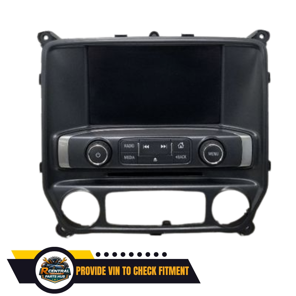 2017–2019 Chevrolet Silverado 1500 Radio Control Panel Display Screen 84203824 — view 1