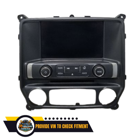 2017–2019 Chevrolet Silverado 1500 Radio Control Panel Display Screen 84203824 — view 1