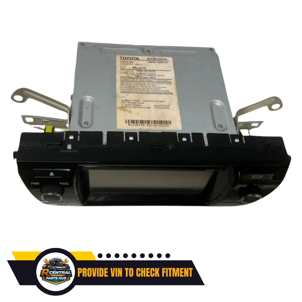 2014–2016 Toyota Corolla AM FM Audio Equipment Radio Receiver Display Screen OEM — view 2