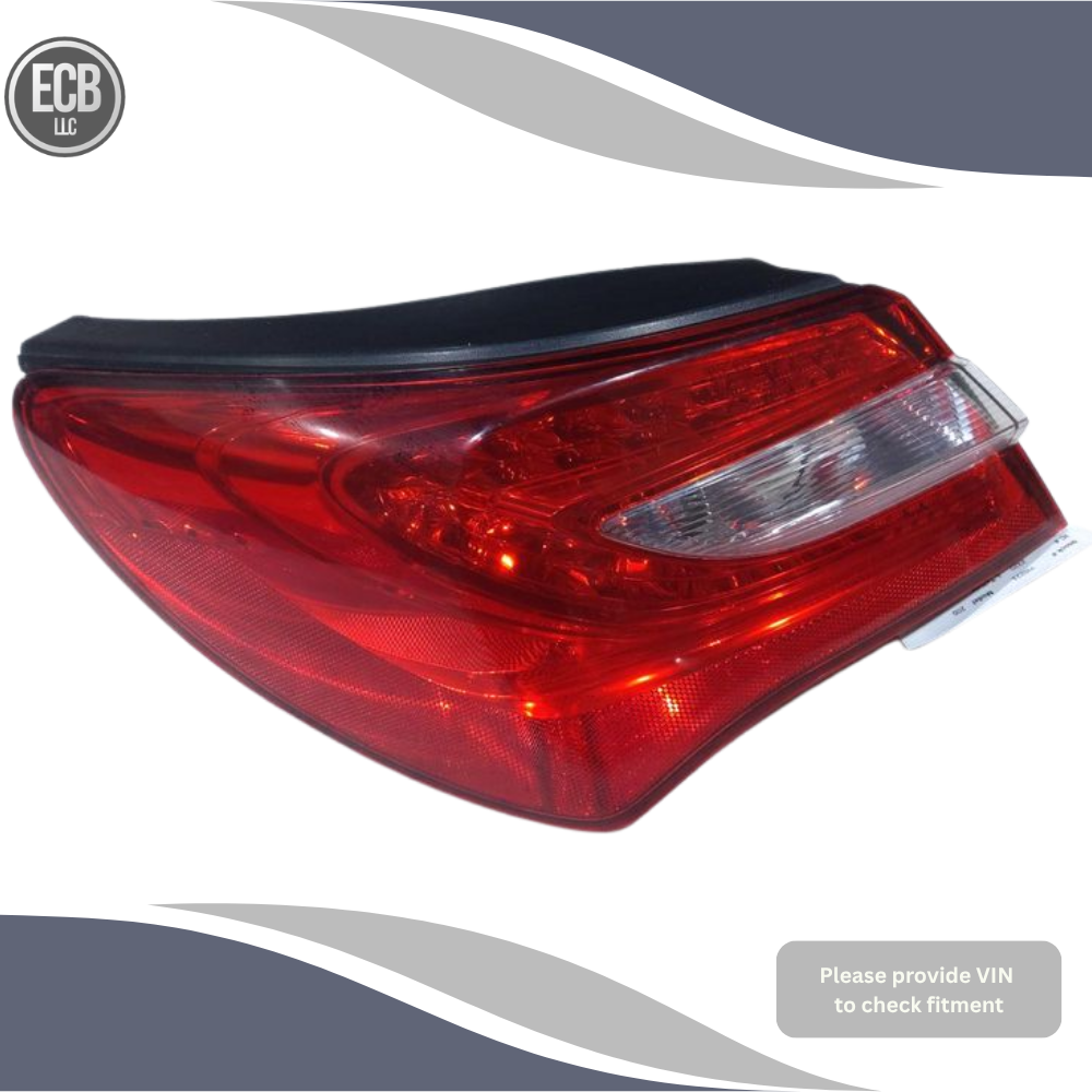 2011–2014 Chrysler 200 Convertible Tail Light Driver Left Side OEM — view 1