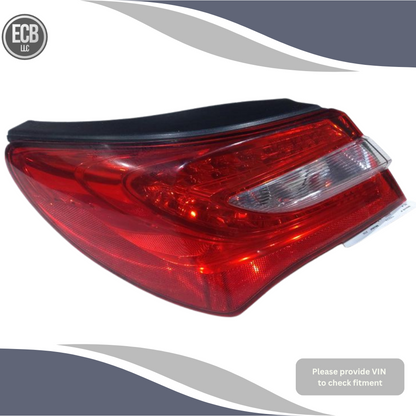 2011–2014 Chrysler 200 Convertible Tail Light Driver Left Side OEM — view 1